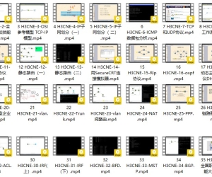 H3C-H3CNE 华三网络工程师从入门到精通 自学视频课程[肖哥]