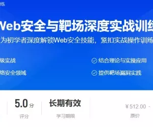 Web安全与靶场深度实战训练（价值380元）