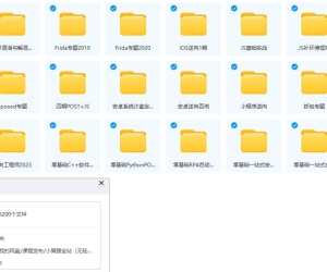 X肩膀全站课程合集 全部无加密视频