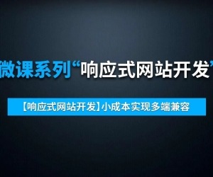 【响应式网站开发】小成本实现多端兼容（价值88元）