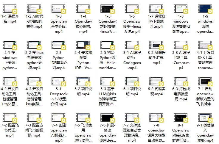 OpenClaw实战课：零基础开发AI自动化运维工具 (图1)